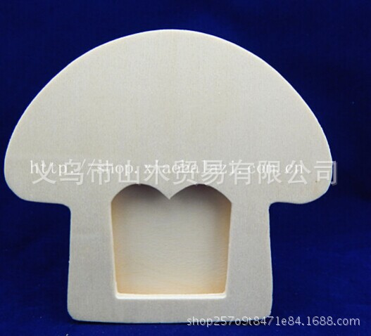 Shining Little House Wooden House Lighting DIY Wooden White Blank Peach Heart Pen Holder Photo Frame Piggy Bank Accessories