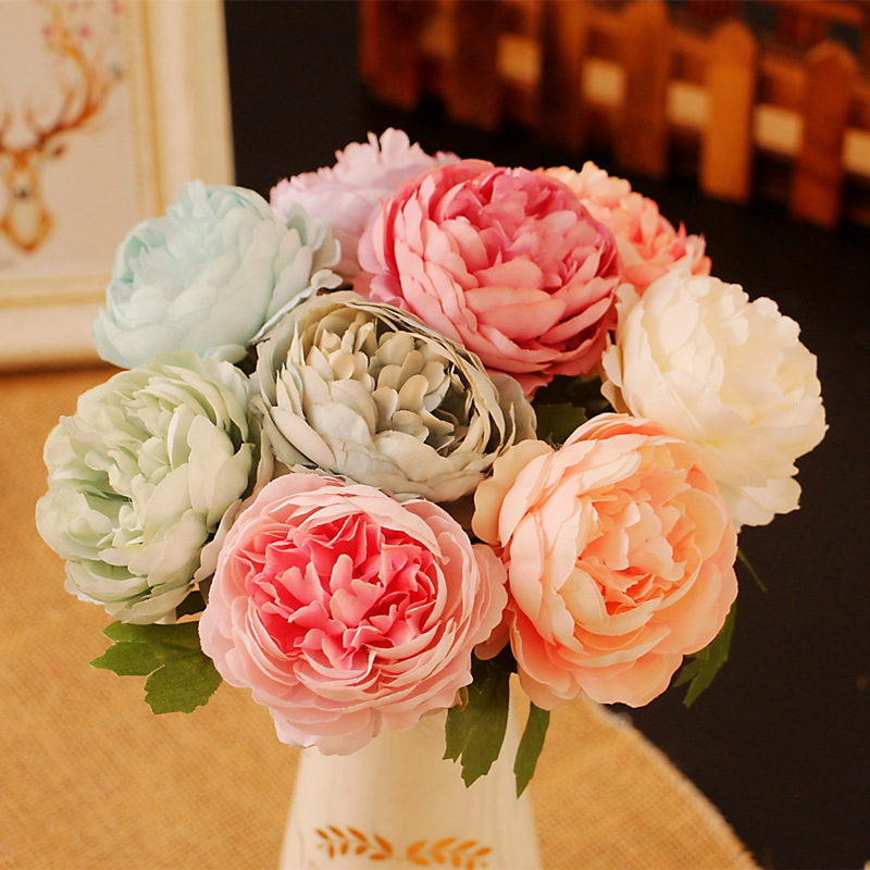 Искусственное цветочное искусство, одна ветка маленькой камелии, фотосъемка дома, мягкий наряд, ручная работа, декоративный цветок для гостиной, кофейного и обеденного стола