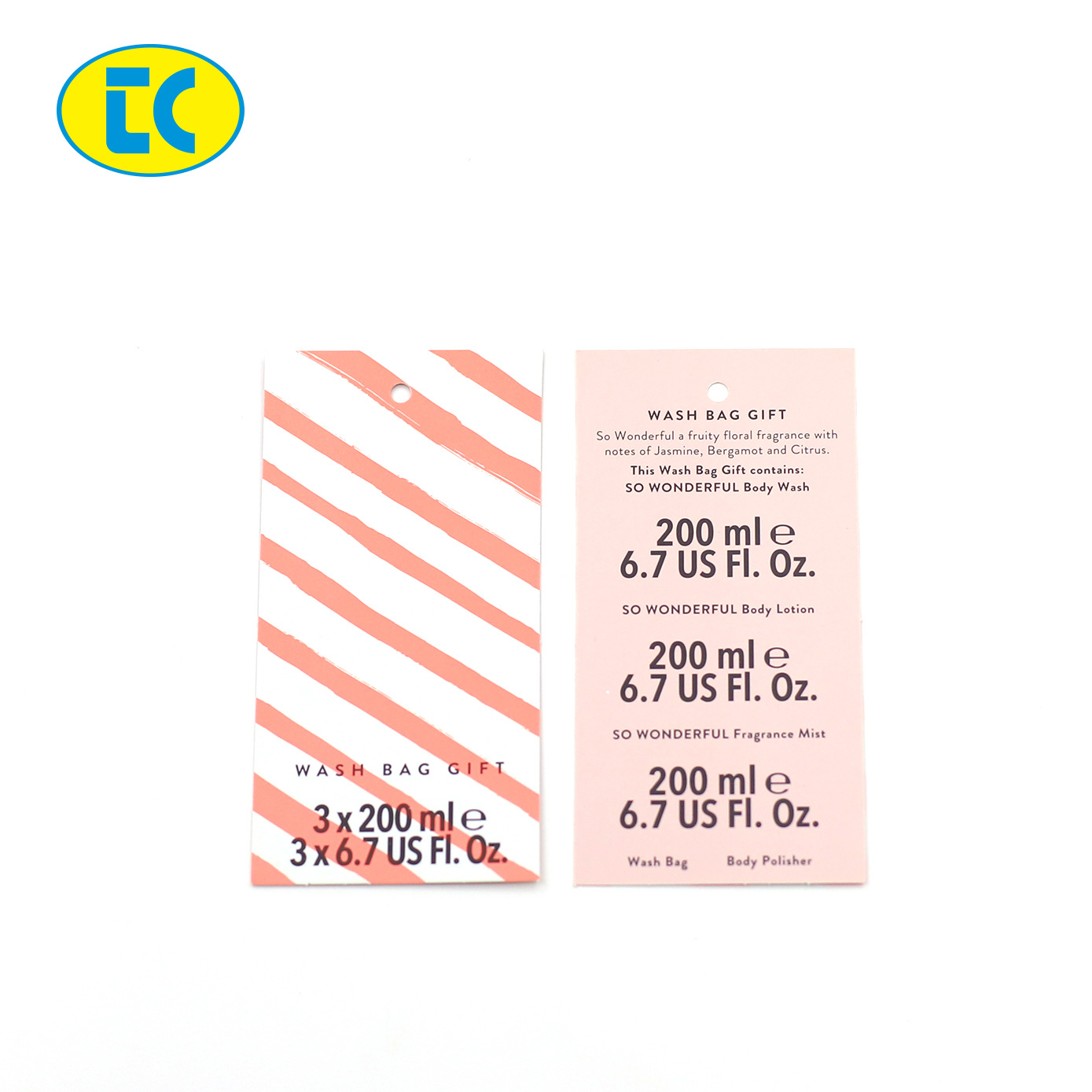 Wholesale Tags [Custom Design] Embossed Gold-Stamped Clothing Hang Tags Blind Box Cards Playing Cards Illustration Packaging Eco-Friendly