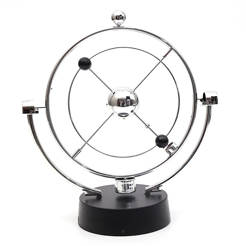 A603 Classic Desktop Model Rotating Perpetual Motion Instrument Magnetic Rocker Celestial Body Track Ornament USB Decoration