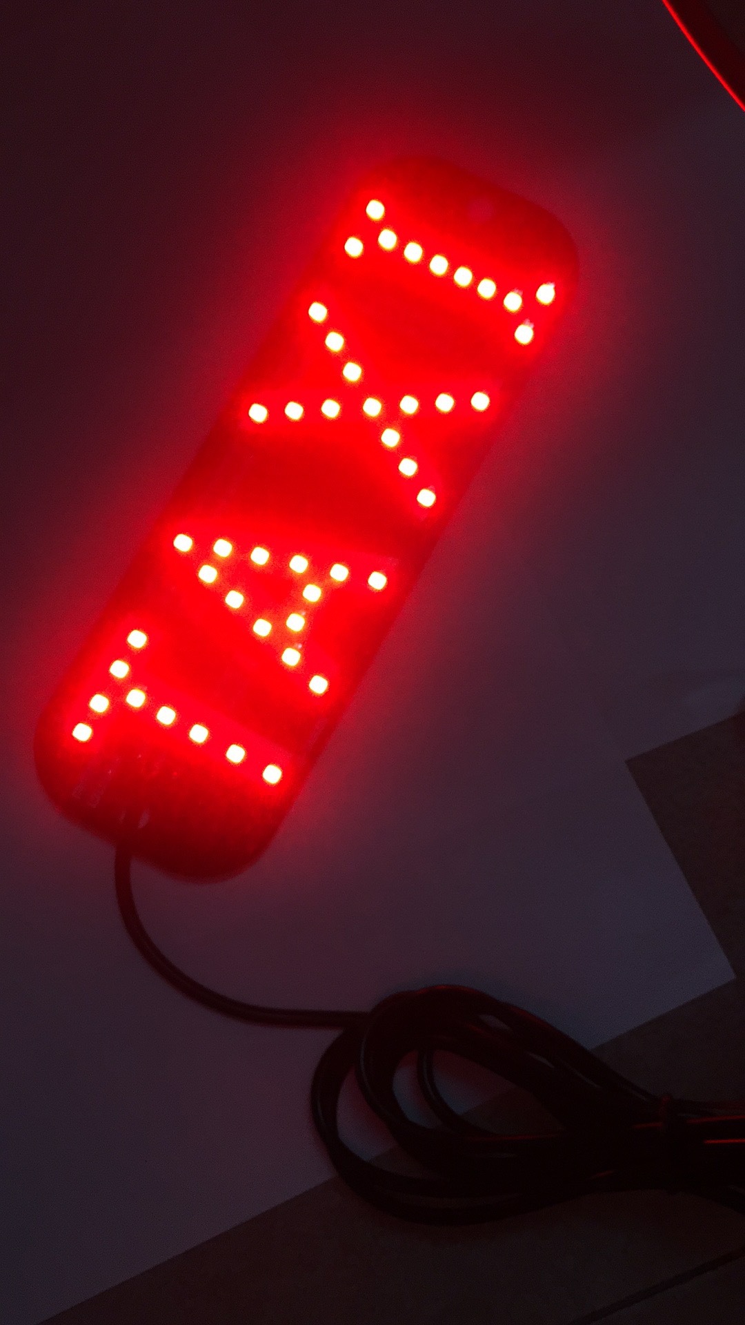 USB Two-color taxi taxi Lamp