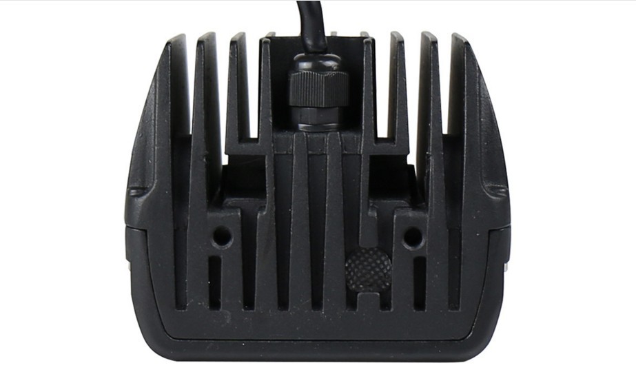 Blue light red light led car light flash two-color yellow three-side luminous work light warning light a column 36W spotlight