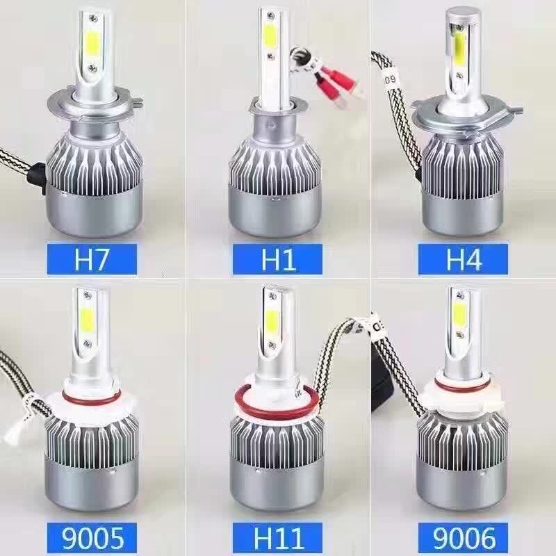 Производитель C6 светодиодные автомобильные фары для внешней торговли, суперяркая фара, пузырь H1H3H7H11 9005 06