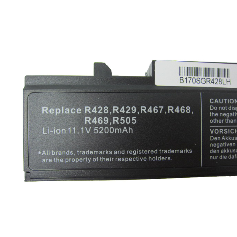 For 3 star R428 R429 R430 R468 R528 RV411 AA-PB9NC6B laptop battery
