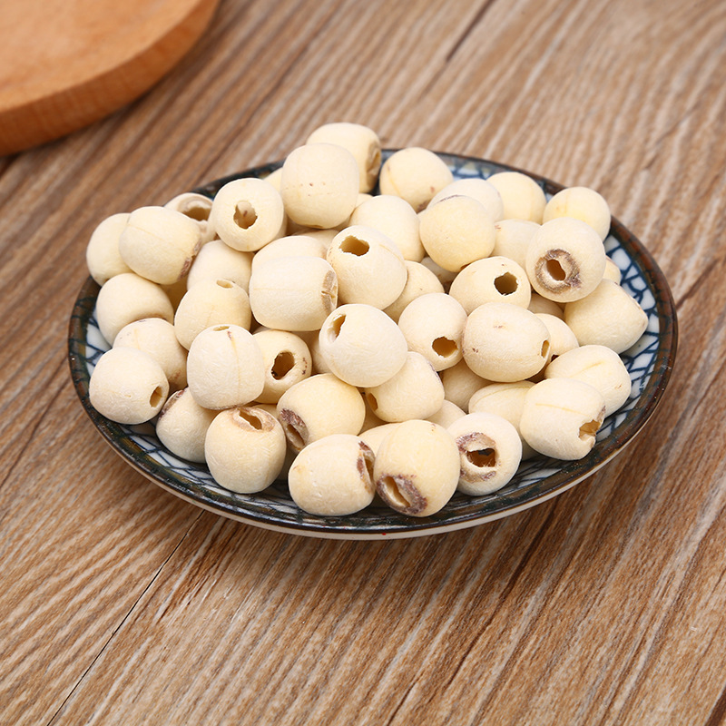 Fresh Lotus Seeds Wholesale Cored White Lotus Seeds Microdermabrasion White Lotus Seeds 500g Xianglian Lotus Seeds Dry Goods Manufacturer Wholesale
