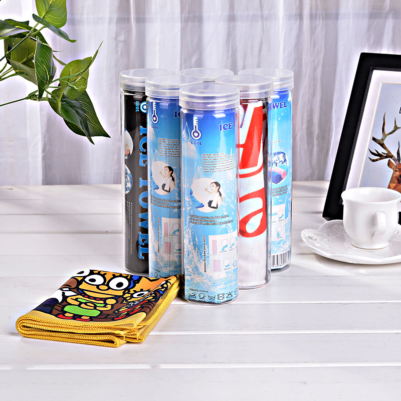 New Full Edition Printed Cold Towel Long Cold Towel Fitness Sports Ice Towel Support logo Printing