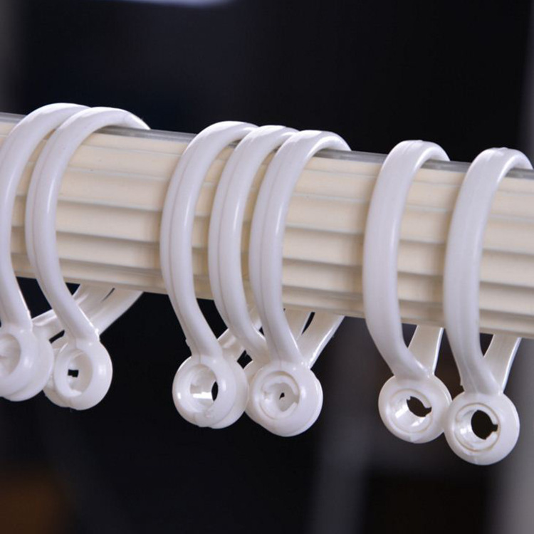 Self-produced curtain live buckle ring open hanging ring hanging ring shower curtain plastic closed ring buckle curtain clip hook
