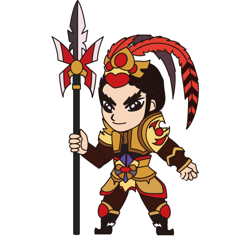 Shadow play diy coloring material bag kindergarten Three Kingdoms set children's characters toy props performance