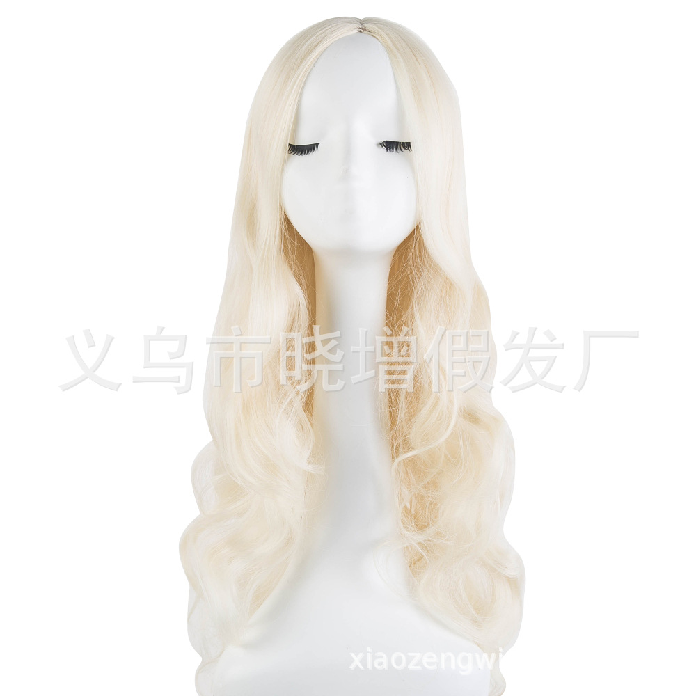 Cosplay Wig 70cm Medium Linen Long Curly Hair Cross-border Source Ebay Fashion Animation Wig