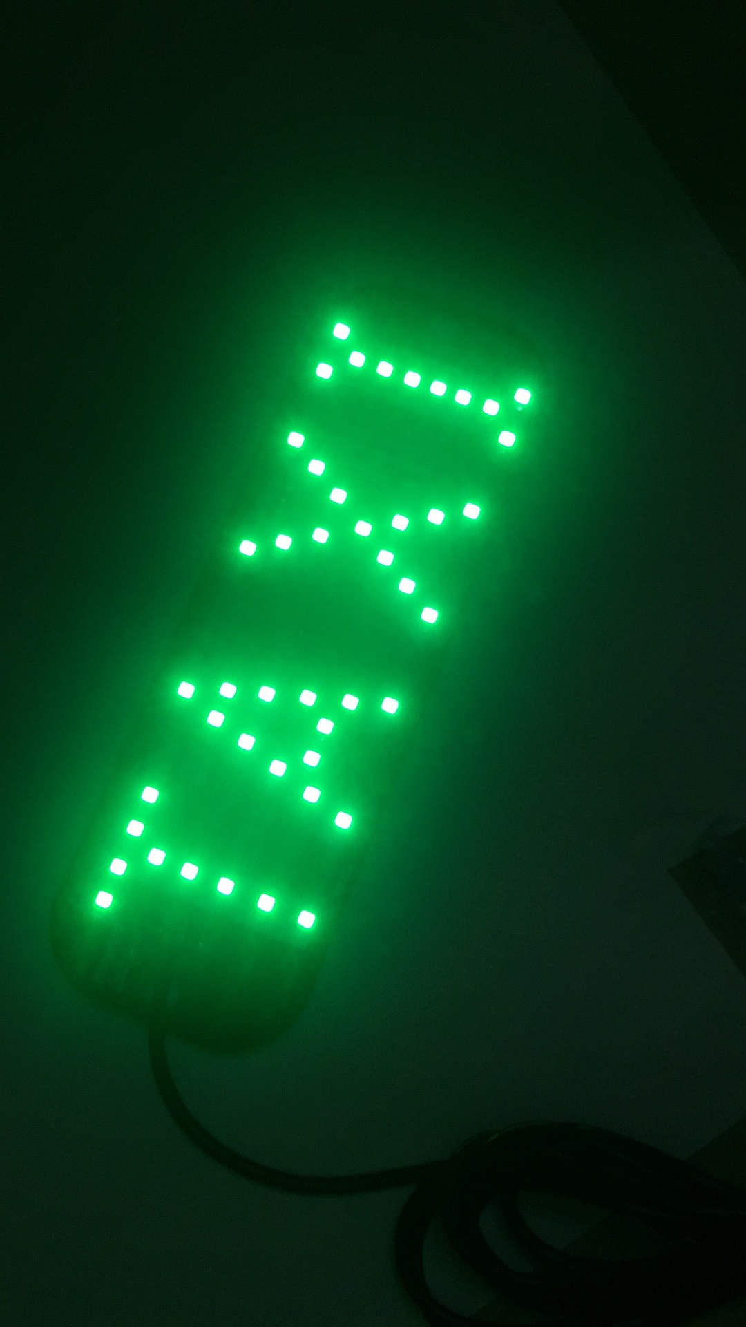 USB Two-color taxi taxi Lamp