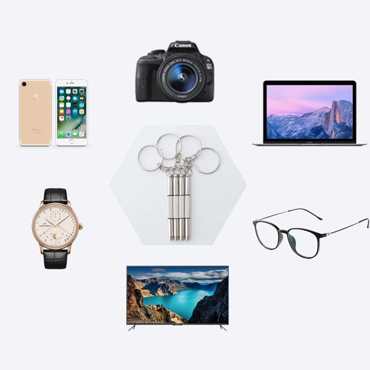 Glasses accessories three-purpose glasses screwdriver convenient multifunctional small screwdriver clock screw repair tool small screwdriver