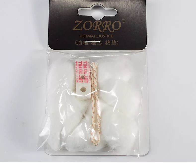 zorro zorro kerosene lighter liner cotton degreasing cotton cotton core cotton pad special accessories
