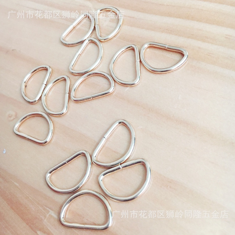 Factory Direct Sales 4 POINTS D Buckle iron wire D buckle strap D Buckle pull head D Buckle luggage hardware accessories