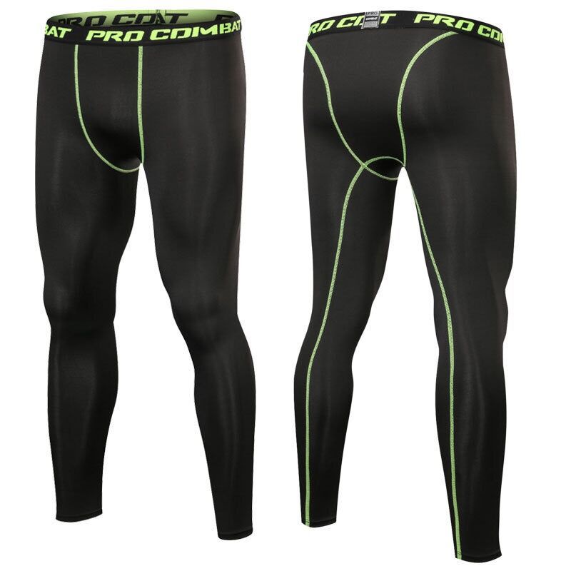 Tights Men's Fitness running sports basketball base training trousers high elastic quick-drying compression pants manufacturer in stock