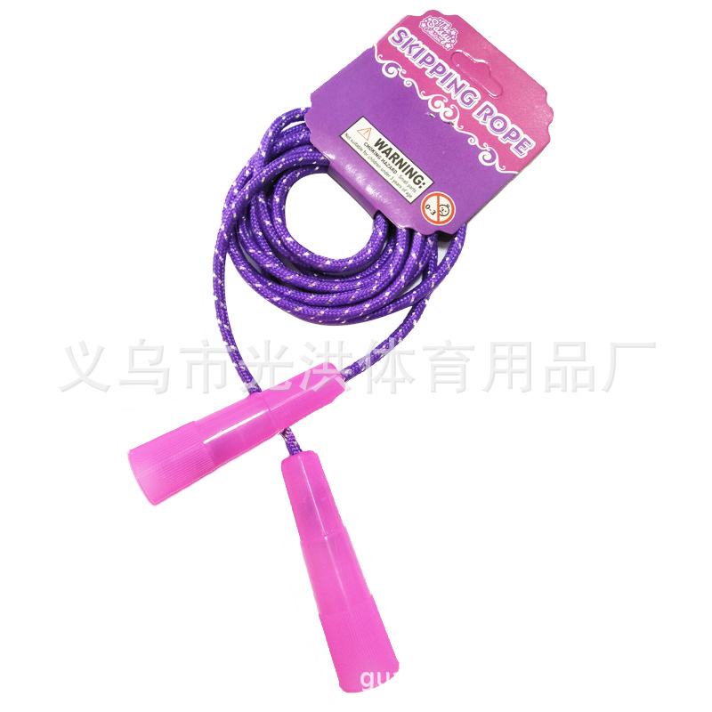 Factory Direct Wholesale Export Paragraph Kidsren's Skipping Rope Fitness Sports Short Skipping Rope