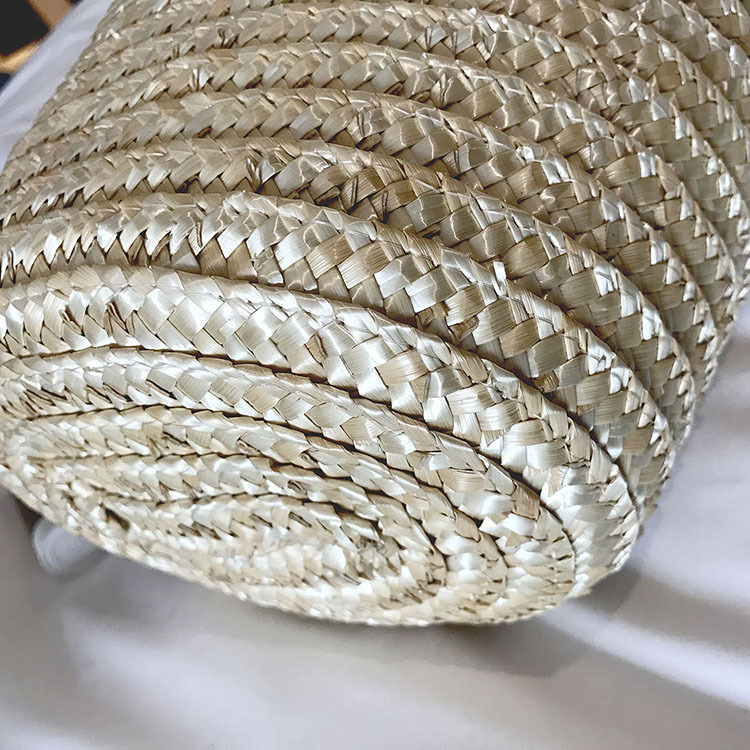 Handmade straw bag bohemian style bucket small bag simple hand bag summer seaside holiday portable women's bag