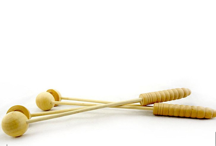 Bamboo massager/bamboo massage hammer 080133 Pat beating crafts semicircle hammer old man's happiness