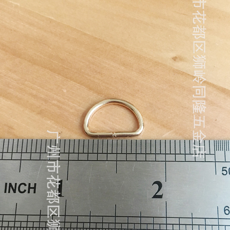 Factory Direct Sales 4 POINTS D Buckle iron wire D buckle strap D Buckle pull head D Buckle luggage hardware accessories