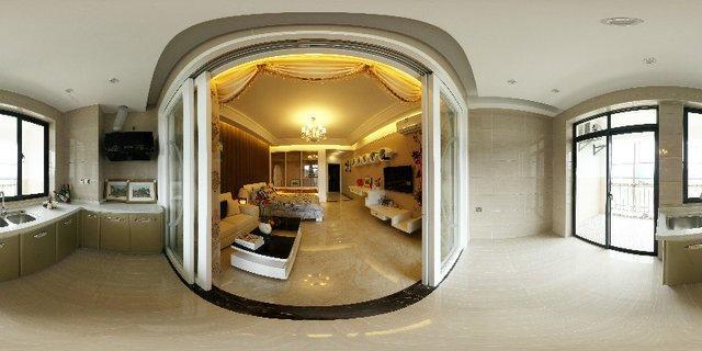 Создайте 720-градусный 3Dvr панорамный просмотр для умного сообщества, чтобы войти в будущее нового дома в любое время и в любом месте