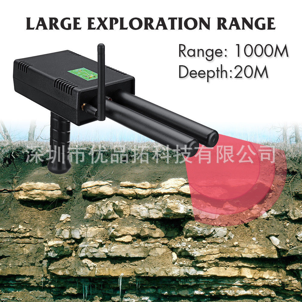 Foreign trade export new double probe enhanced signal lightweight AKS PLUS underground metal gem detector