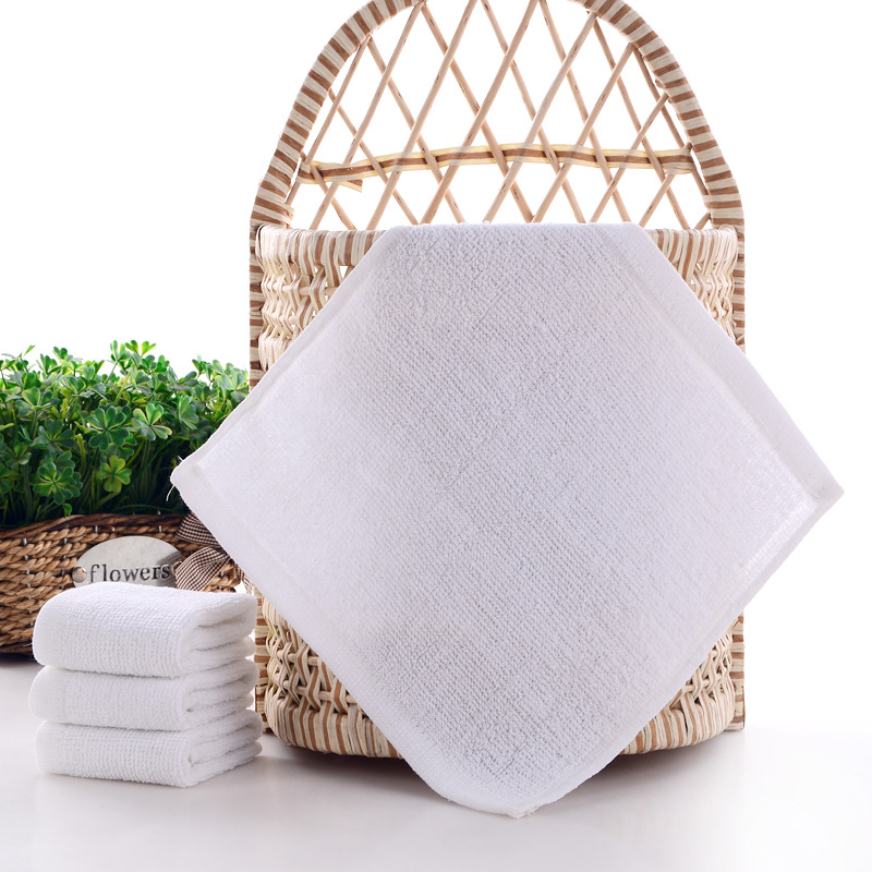 20g 30g Cotton White Square Towel Rag Small Towel Hotel Catering Dish Towel 40g 30*30 25*25