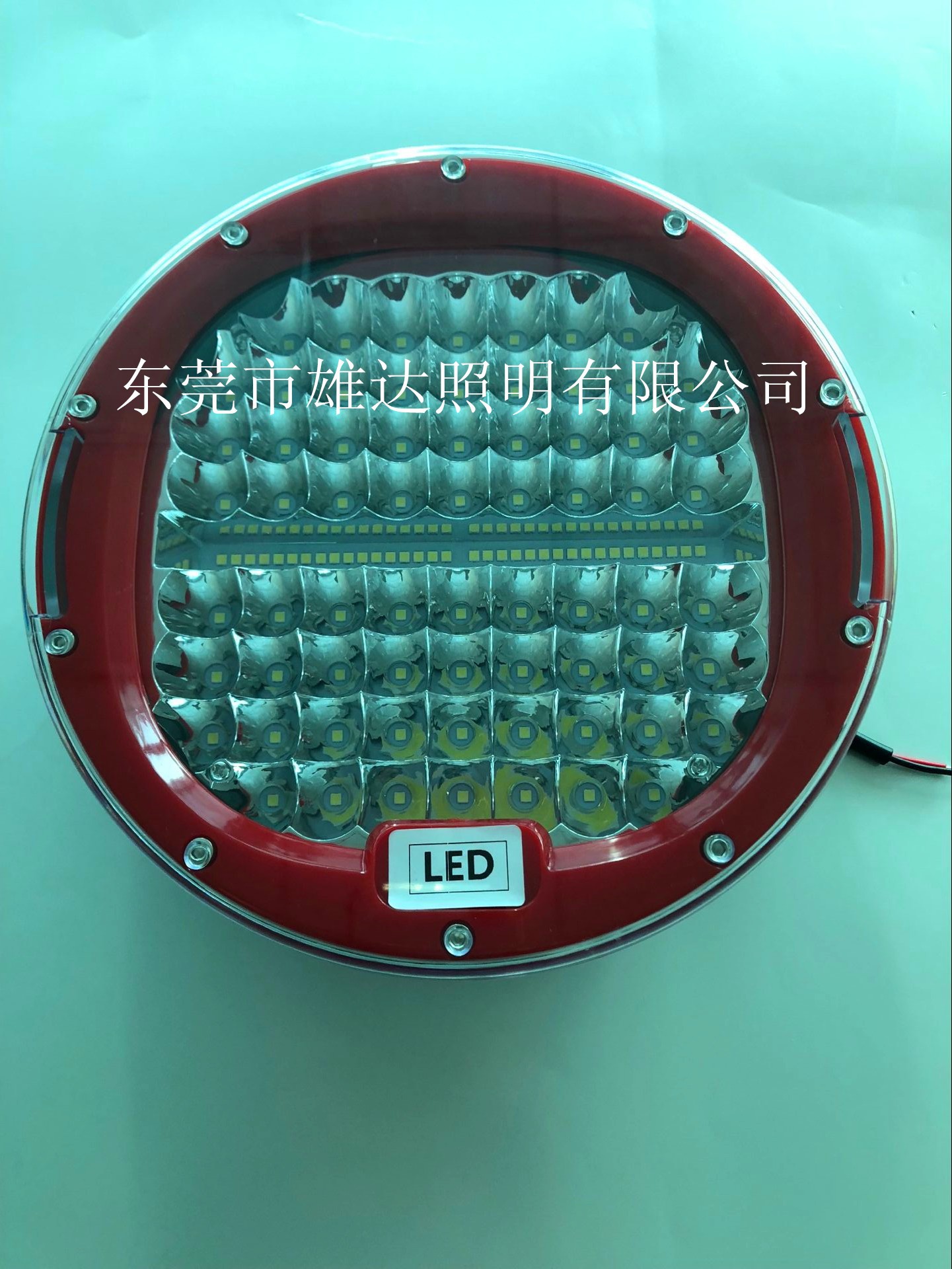 9-inch car LED work light 414W two-color round off-road vehicle light engineering light, Spotlight