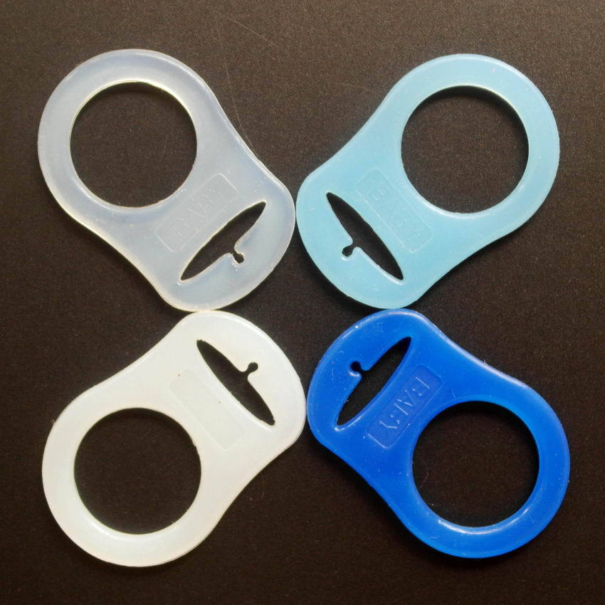 Suitable for MAM pacifier ring buckle non-hole non-hanging ring pacifier special accessories MAN silicone ring buckle