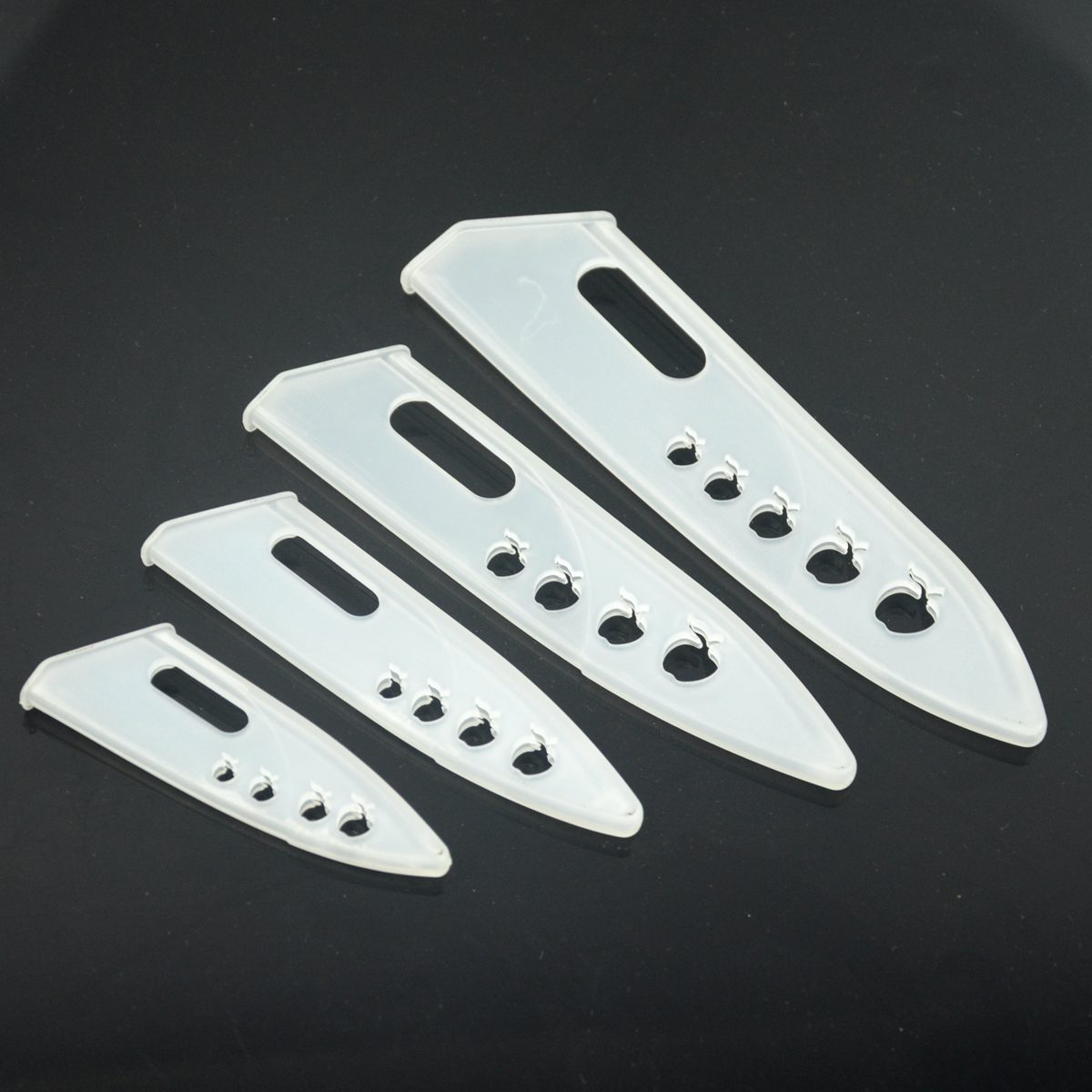 Tool sleeve universal oblique handle transparent plastic tool sleeve hardware ceramic tool protective sleeve black transparent spot