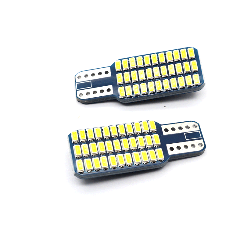 Car Decoding Led W5W Single-Sided Width Indicator Light Rear Trunk Light License Plate Light T10 3014 33 Lights Super Bright