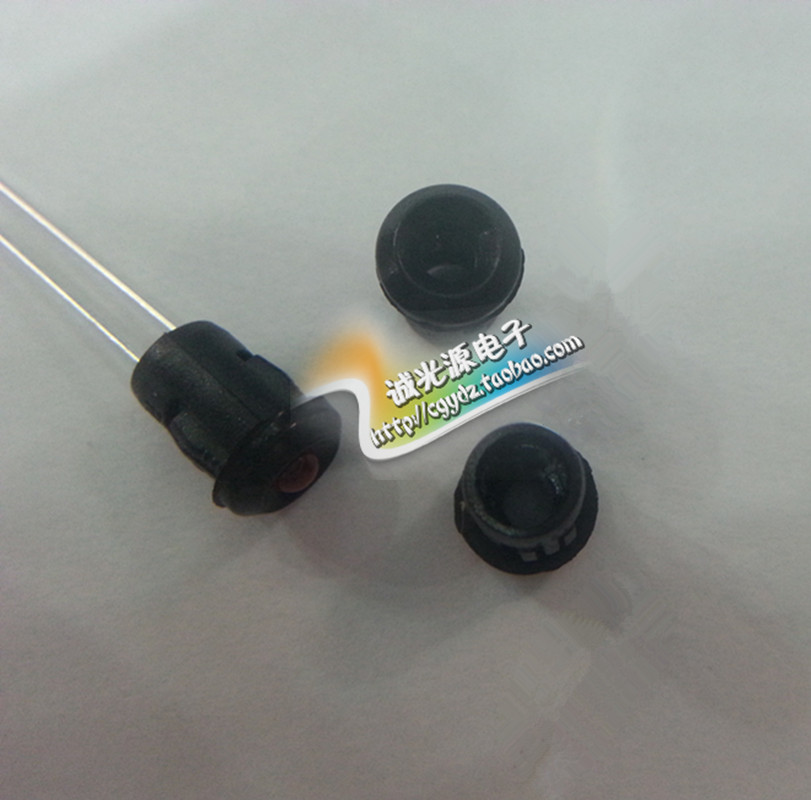 3mm Single Long Lamp Holder Lamp Holder F5 Long Buckle Black Lampshade Plastic Without Lamp 10Mm/8Mm Lamp Holder