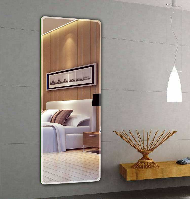 Современное безрамное зеркало, простое, взрывозащищенное, настенное HD зеркало для магазина одежды