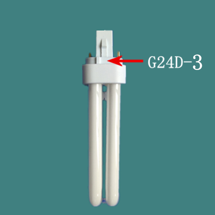 Plug-in energy-saving lamp 2u tube horizontal plug downlight special lamp tube 2u socket energy-saving lamp PLC
