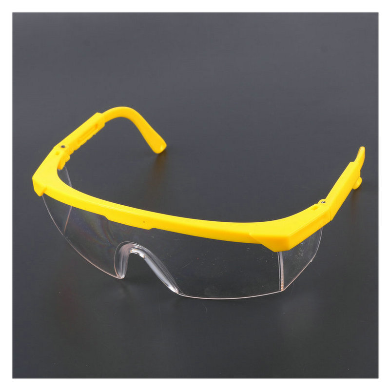 Two-color frame telescopic leg glasses wholesale Wind Sand labor protection glasses splash-proof impact-proof goggles manufacturers