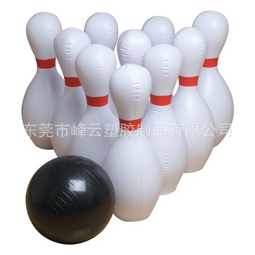 Factory Supply Inflatable Bowling Set Pvc Toy Ball Kidsren Toy Game Set Bowling