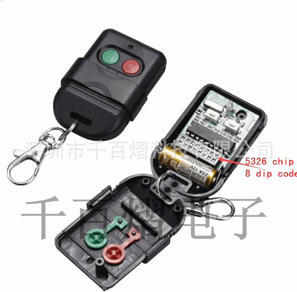 330Mhz dial copy remote control Malaysia imported SMC5326 IC dial remote control