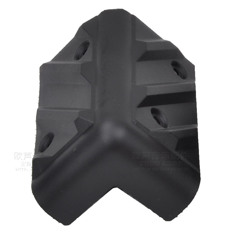 A material thickened speaker plastic corner decoration corner stage speaker corner protection anti-wear corner protection with screws