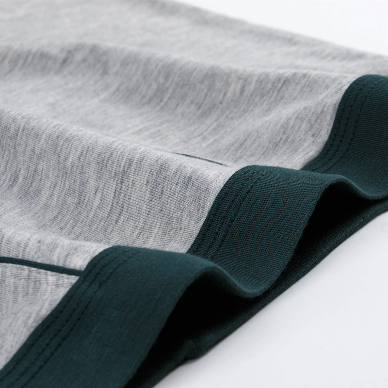 Men's cotton underwear plus size fat guy boxers breathable 3D seamless sexy youth cotton red boxers