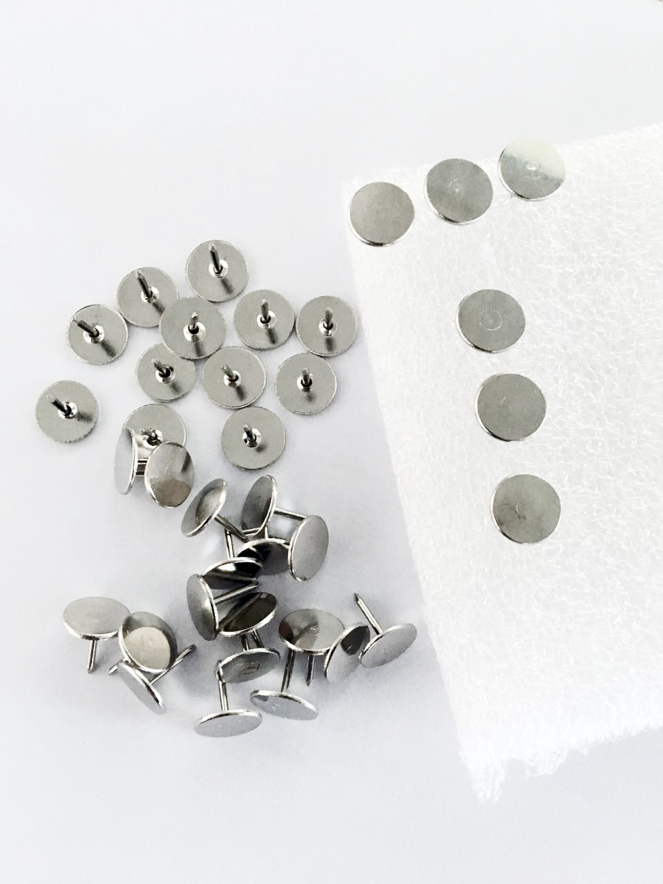 Factory supply nickel plated flat head pushpin epoxy special pushpin silver office pushpin in stock