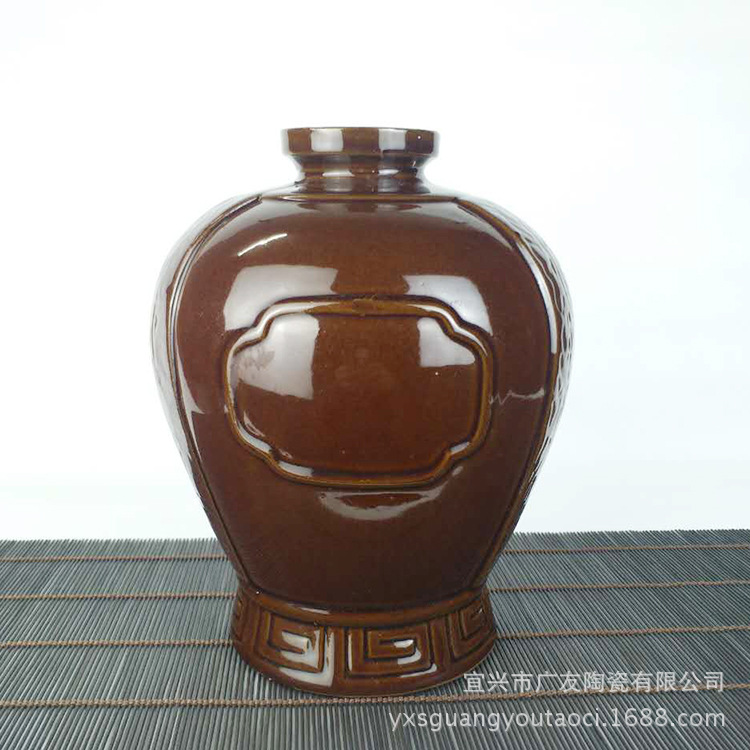 Ceramic Wine Bottles 2.5kg Pack Antique Wine Bottles, Wine-Shaped Wine Bottles, Yellow and White Wine Bottles, Wine Jar, Household Wine Bottles, Empty Bottles