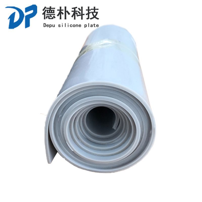 Depu Processing 4m Wide Sealed Silicone Plate Insulating Thermal Conductive Anti-Static Special Silicone Plate Factory Direct Supply