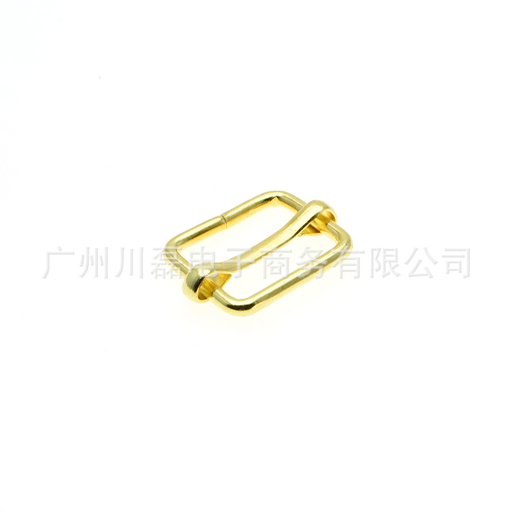 Golden metal pull core buckle iron plated nickel-free 10mm -38mm three-speed adjustable day buckle