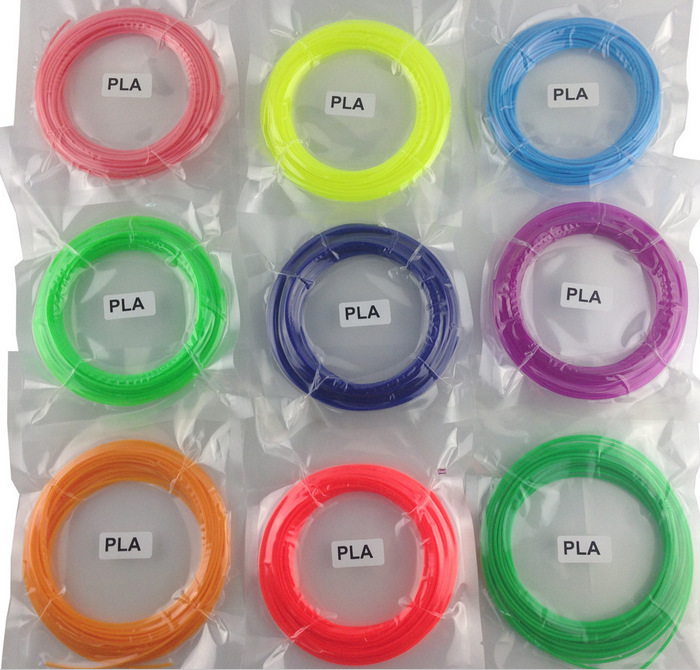 Factory Direct 3D 3D printing pen consumables ABS PLA 10 m vacuum packaging 1.75mm one-piece delivery