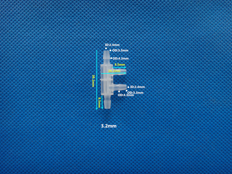 Plastic Pagoda Four-Way Pipe Hose Connector 1 to 3 Connector T-Type Four-Head Diverter Multi-Way Plastic Hose Head