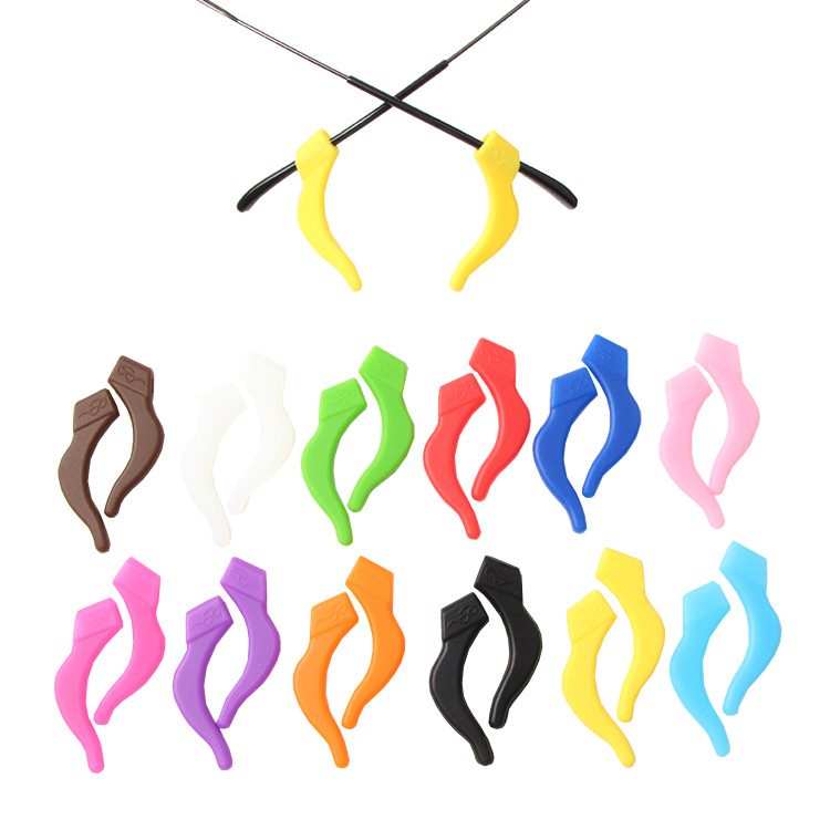 Glasses Accessories Silicone Anti-slip Cover Glasses Anti-slip Cover Ear Hook Ear Clip Glasses Anti-fall Sports Anti-slip Cover Ear Hook