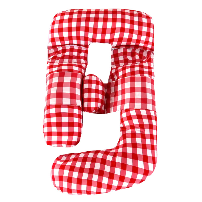 Multifunctional Pillow for Pregnant Women Lattice Side Sleeping Pillow Split Cushion Pillow Nursing Pillow U-Shaped Pillow for Pregnant Women