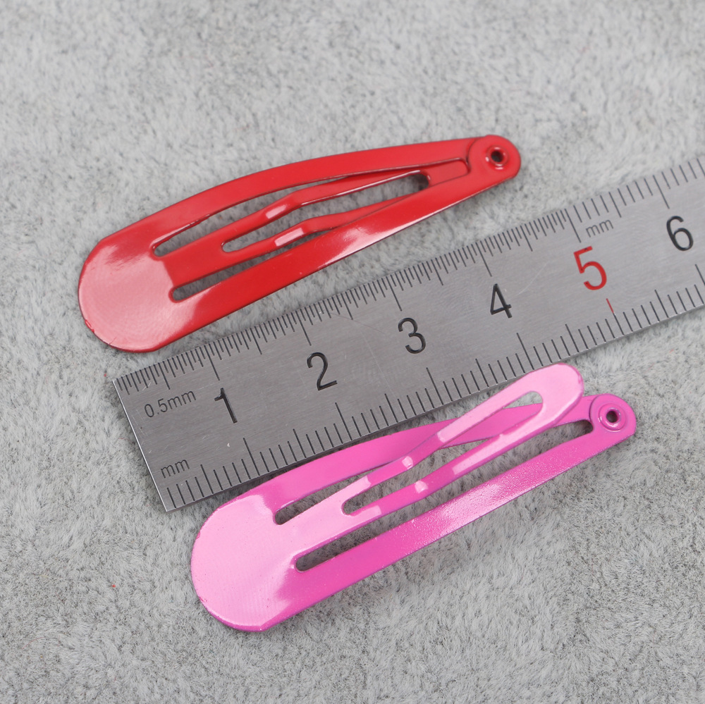 BB clip 5CM children Guangzhou quality paint spray color drop clip colorful side clip suit drop hair clip suit