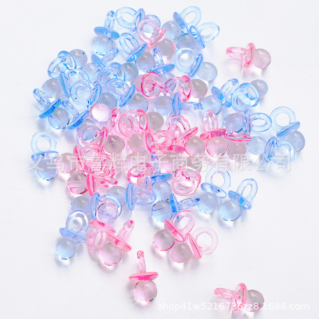 12*21мм DIY акриловая прозрачная соска игрушка для детского душа подарок на день рождения