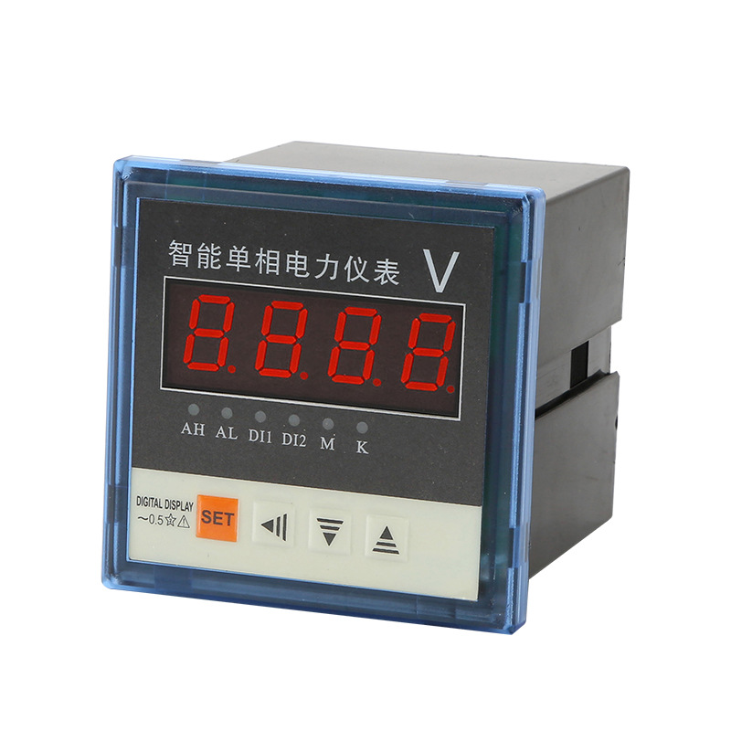 Single-Phase Digital Display Meter Xd72-V Ac Voltmeter Ac220V Electrical Equipment Power Meter High-Precision Instrument