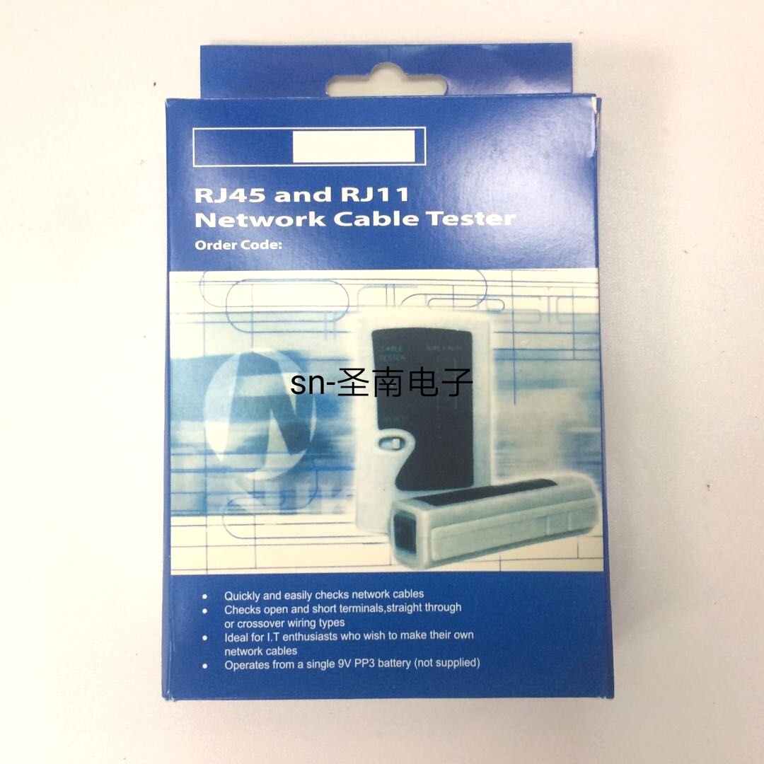 2024 New Multifunctional Network Tester Tool RJ45rj11 Telephone Line Network Cable Tester Wire Meter