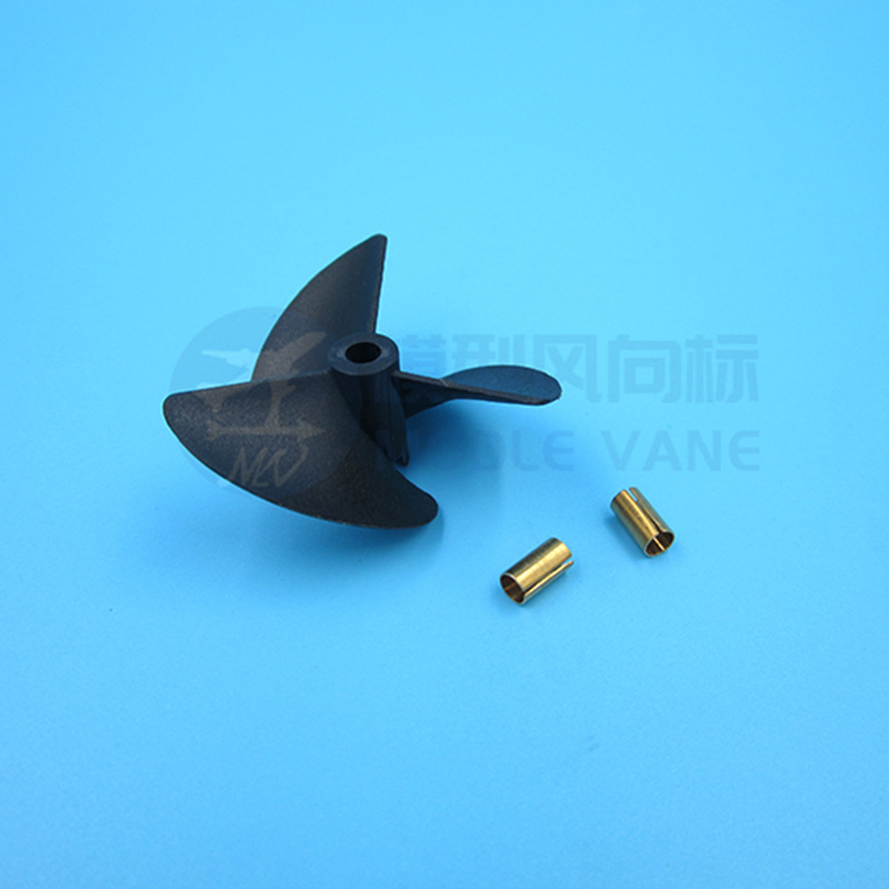 Ship model modification Marine three-blade propeller D47 52 55 57mm nylon propeller three-blade nylon propeller